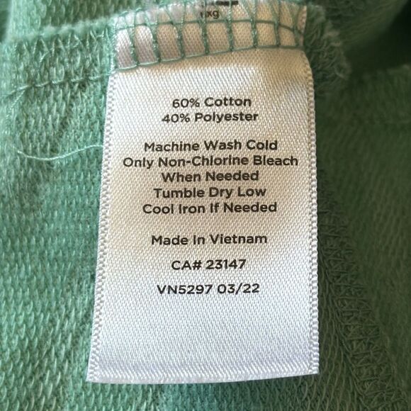 Talbotsโ Jacquard Quarter Sleeve Pullover Camo Print Medium Green Cotton Blend - Picture 3 of 7